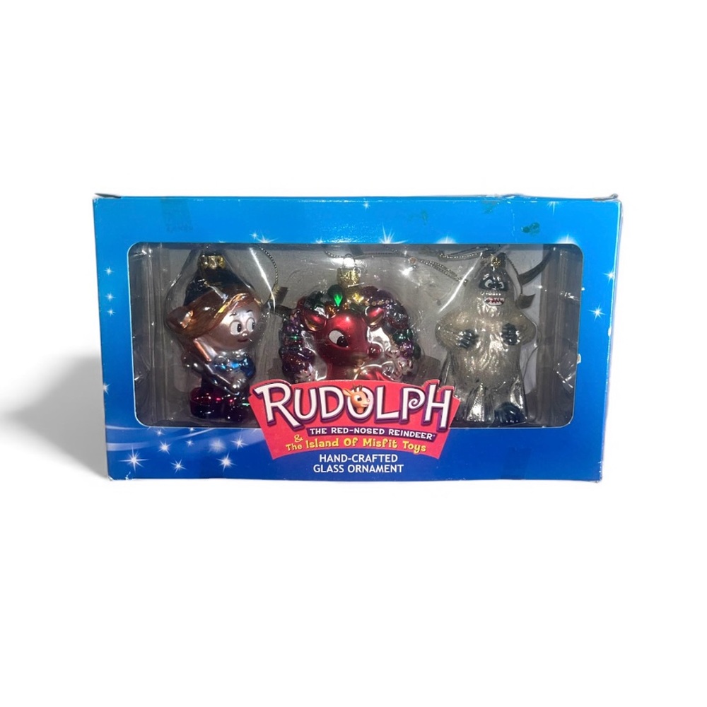 Roudolph & The‎ Island of Misfit Toys Brass Key Collection Glass Ornaments